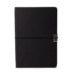 CADERNETA EM COURO SINTÉTICO