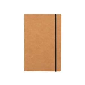 CADERNETA EM KRAFT QUADRICULADO