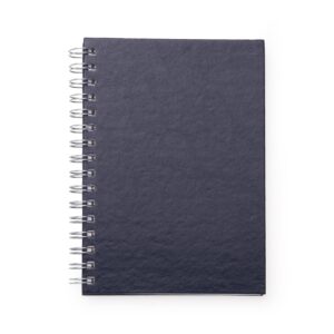 CADERNO PEQUENO DE COURO SINTÉTICO