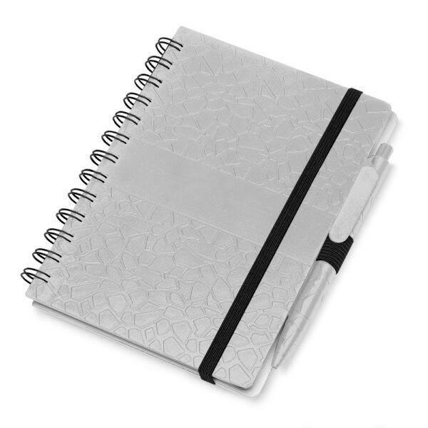 CADERNO PLÁSTICO COM PAUTA - Imagem 2