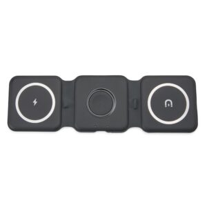CARREGADOR SEM FIO MAGNÉTICO TRIPLO PARA APPLE