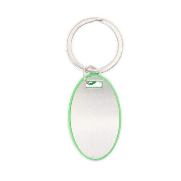CHAVEIRO OVAL PLASTICO/METAL - Imagem 4