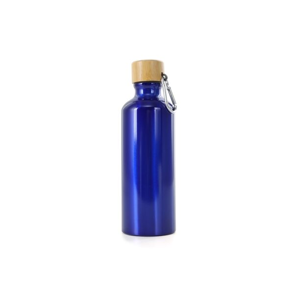 GARRAFA ALUMÍNIO 500ML TAMPA BAMBU - Imagem 4