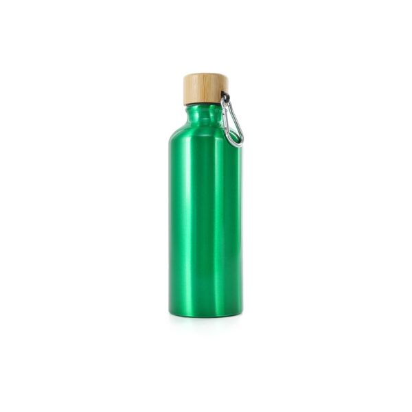 GARRAFA ALUMÍNIO 500ML TAMPA BAMBU - Imagem 3