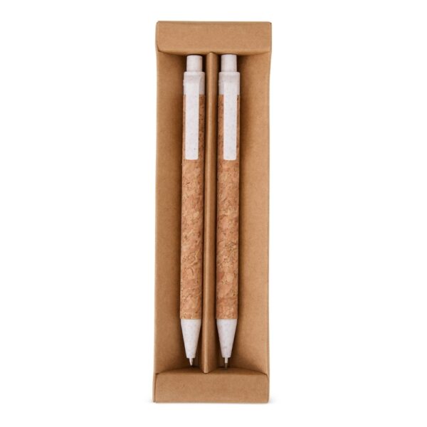 KIT ECOLÓGICO CANETA E LAPISEIRA CORTIÇA - Imagem 2