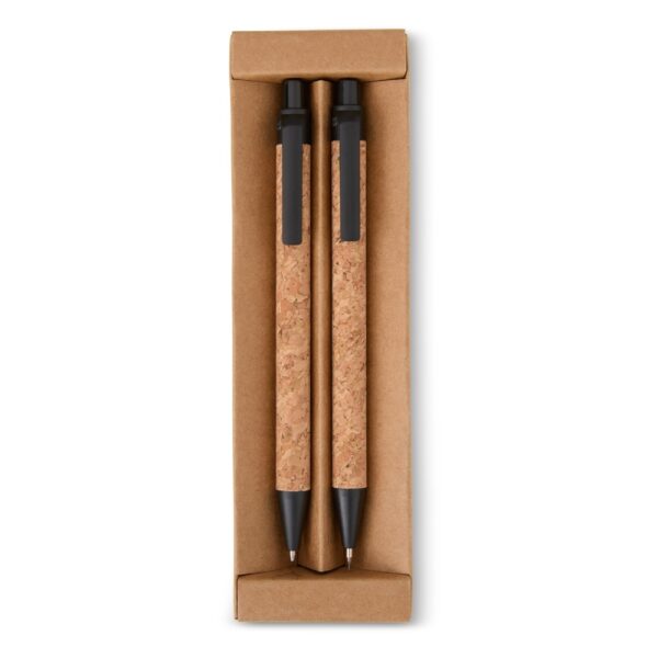 KIT ECOLÓGICO CANETA E LAPISEIRA CORTIÇA - Imagem 9