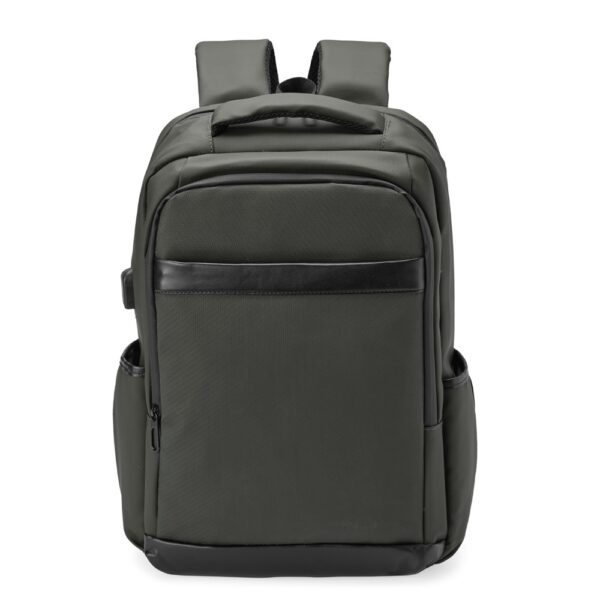 MOCHILA COURO SINTÉTICO USB 21L - Imagem 2