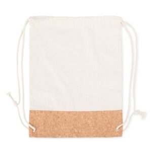 MOCHILA SACO DE LONA E CORTIÇA