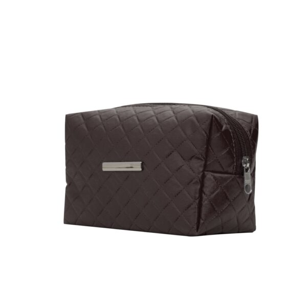 NECESSAIRE PUFF MATELASSÊ C/ DETALHE PRATA - Imagem 5