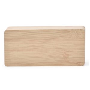 RELÓGIO DESPERTADOR DE MADEIRA COM PAINEL LED