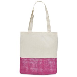 SACOLA EM ALGODÃO E JUTA