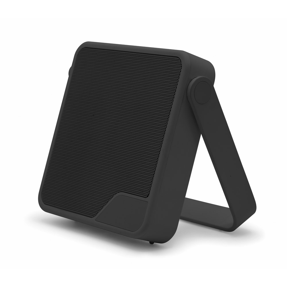 Coluna portátil em ABS 100% reciclado com proteção à prova d'água IPX7