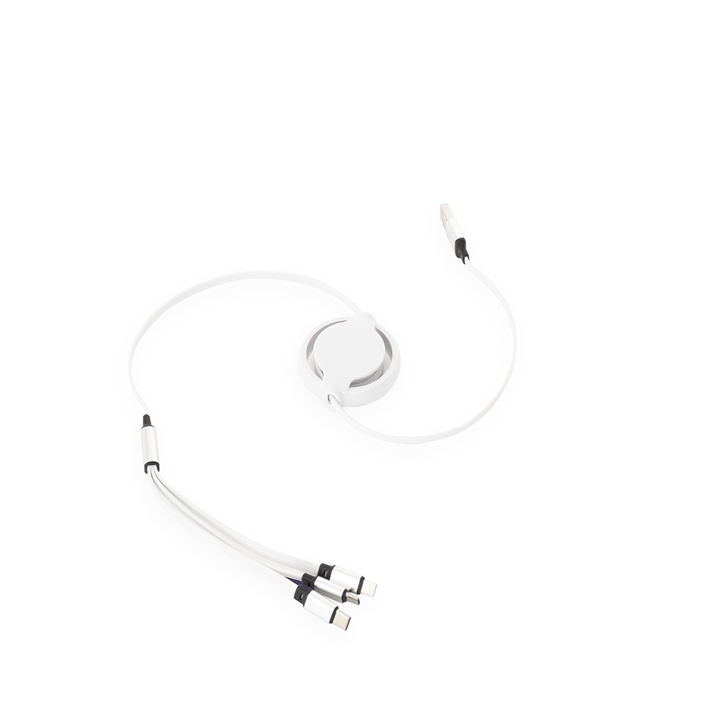 CABO DE DADOS RETRÁTIL 3 EM 1