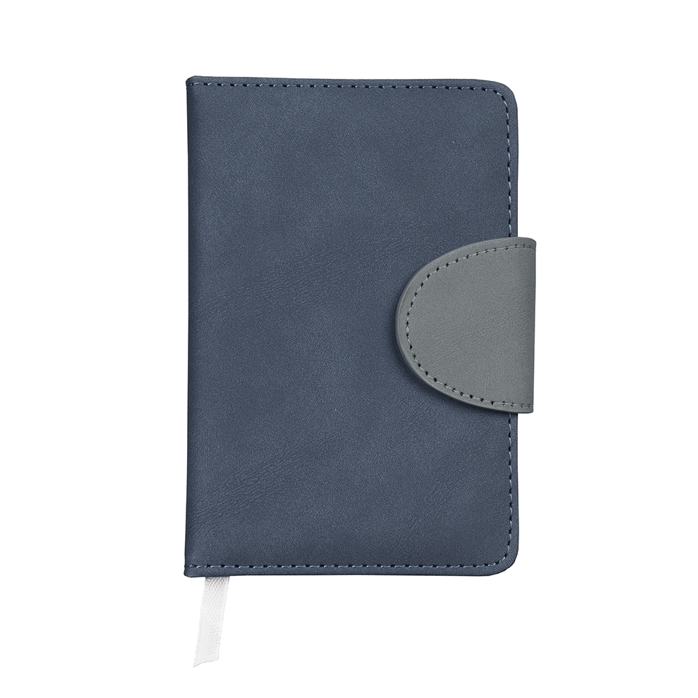 CADERNETA COURO SINTÉTICO