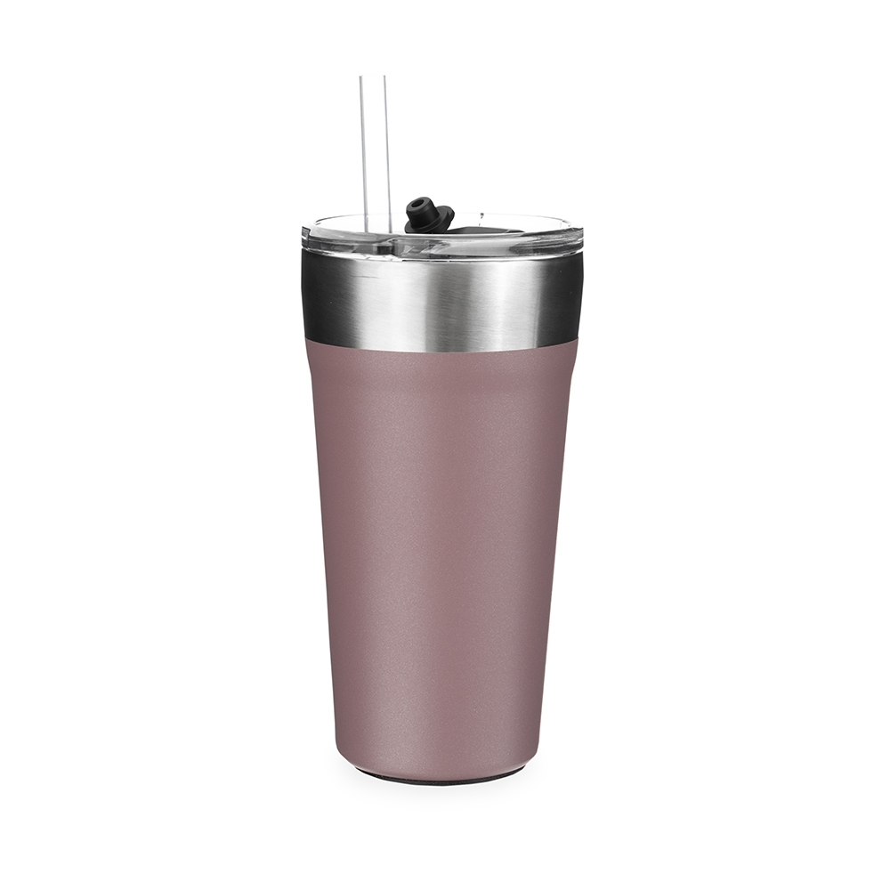 COPO TÉRMICO COM CANUDO 550ML