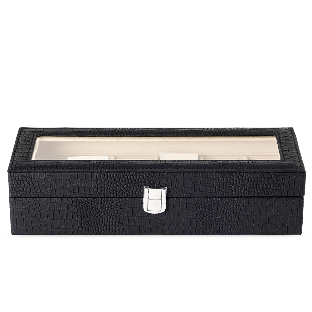 PORTA-RELÓGIOS COM 6 DIVISÓRIAS