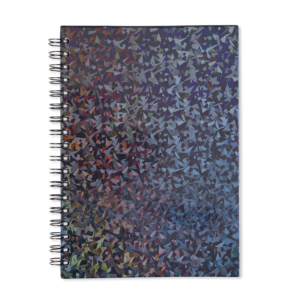 CADERNO HOLOGRÁFICO COM PAUTA